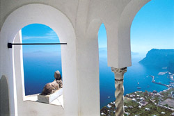 Vue de la Villa San Michele  Anacapri